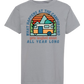 What Happens At The Campground - Comfort Colors - Heavyweight Youth Tee - Neutral Colors & Blues