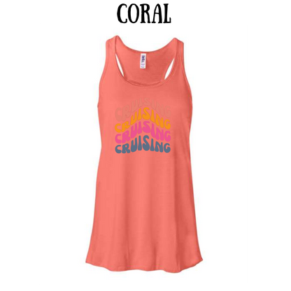 VP - Cruising, Cruising - Women's Flowy Racerback Tank
