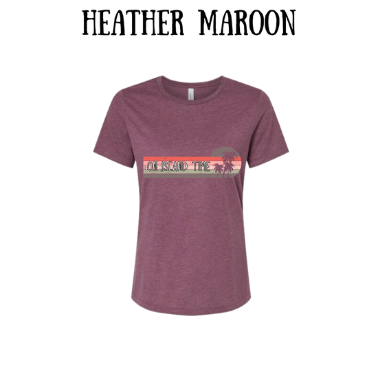 VP - On Island Time - Women's Relaxed Fit Tee - Assorted Colors