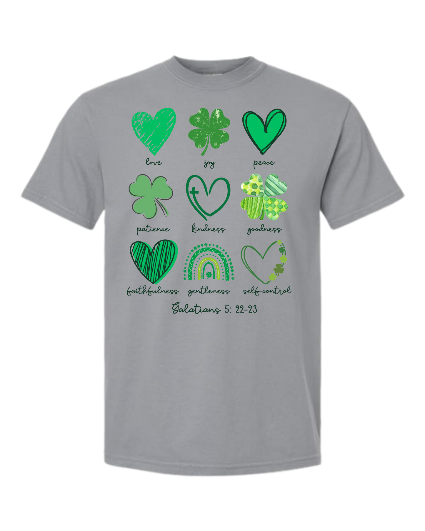 Galatians 5 - St Patrick's Day - Comfort Colors - Heavyweight Unisex Tee - Neutral Colors