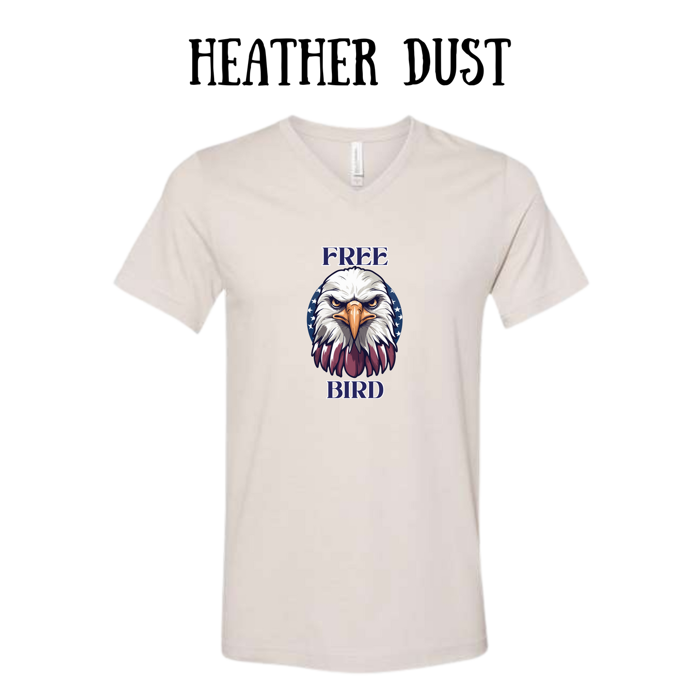 PP - Free Bird - Unisex V-Neck - Neutral Colors