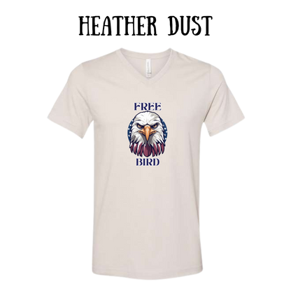 PP - Free Bird - Unisex V-Neck - Neutral Colors