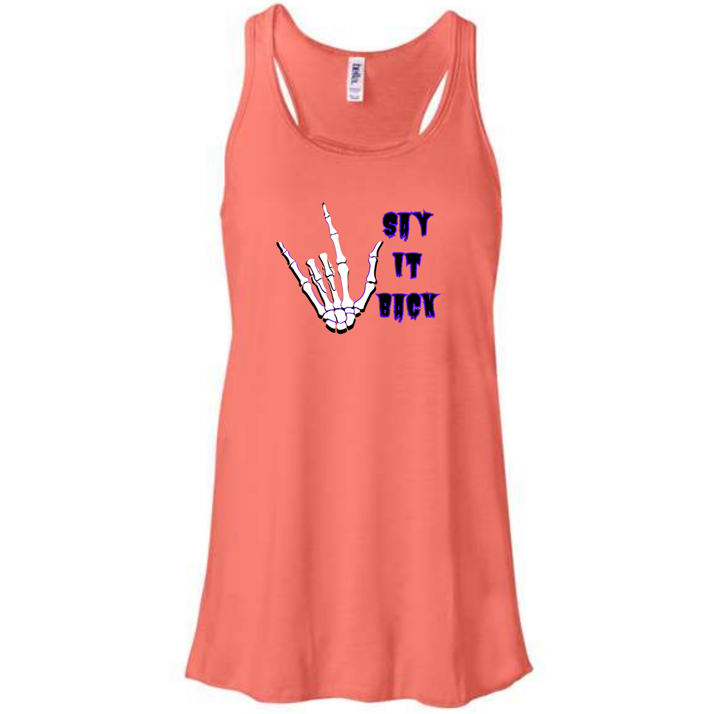 I Love You, Say It Back - Women's Flowy Racerback Tank