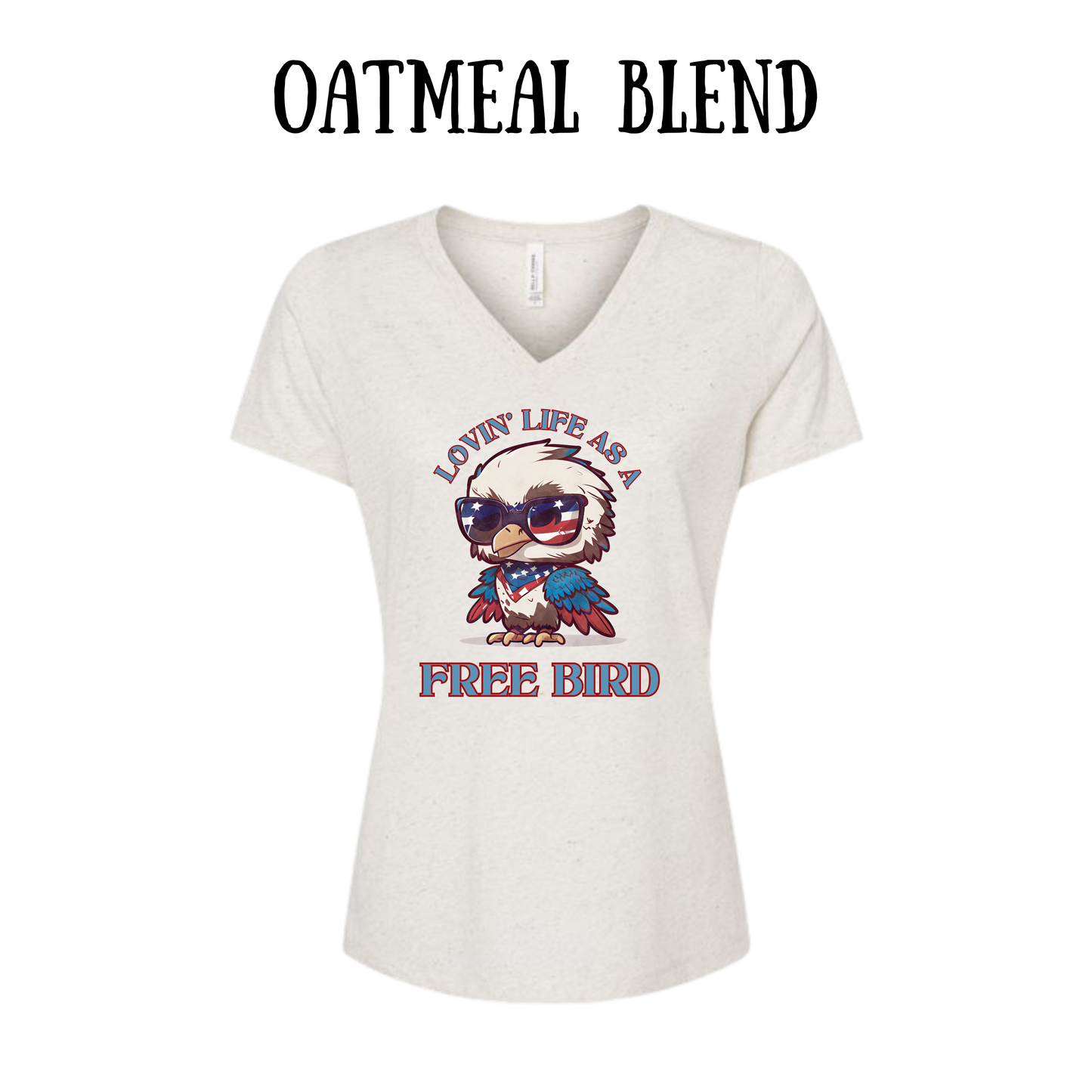 PP - Lovin' Life As A Free Bird - Women's V-Neck - Assorted Colors