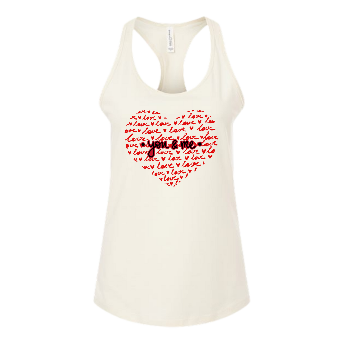 You & Me - Bella+Canvas - Women's Jersey Racerback Tank
