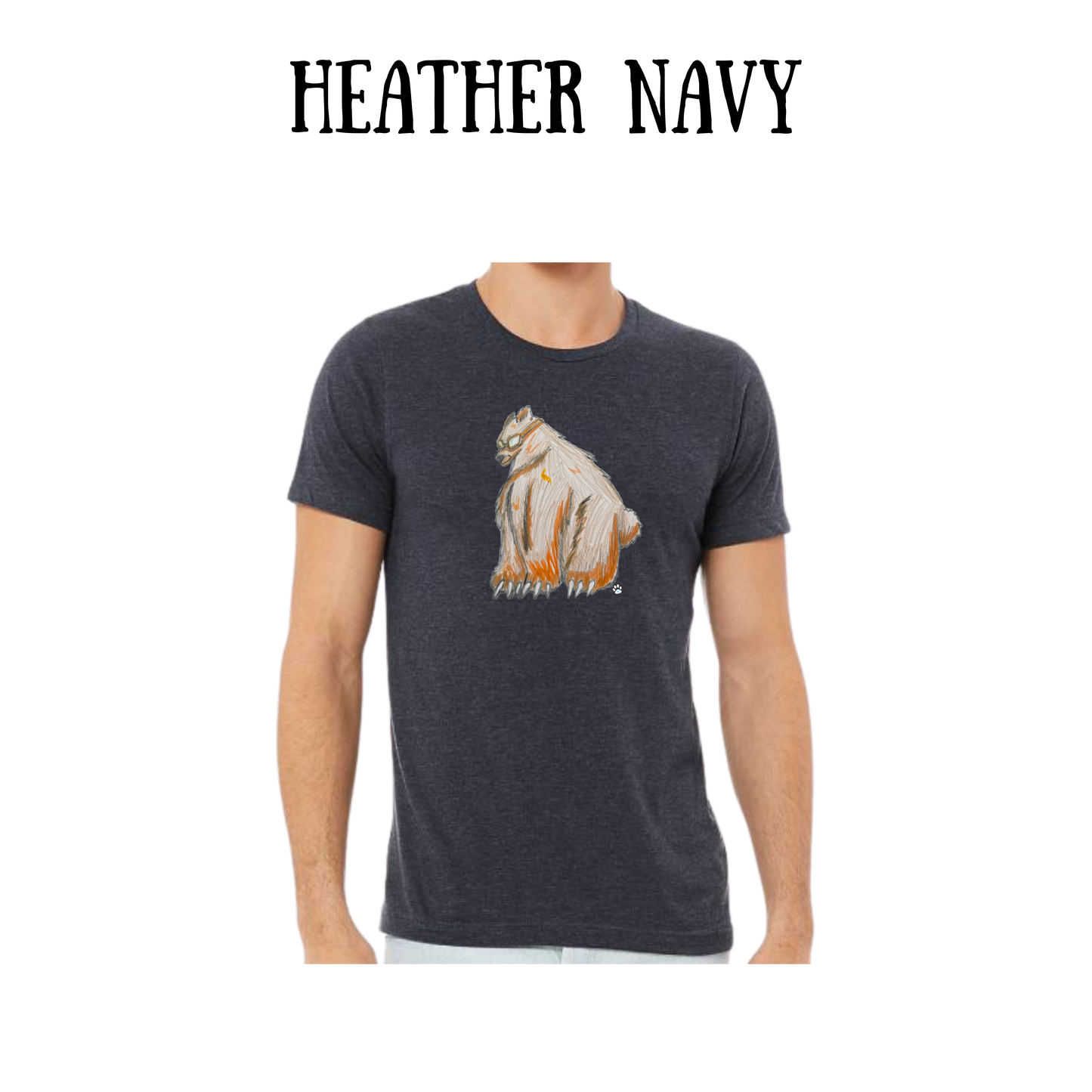 AC - Muscle Bear - Unisex Tee - Blues