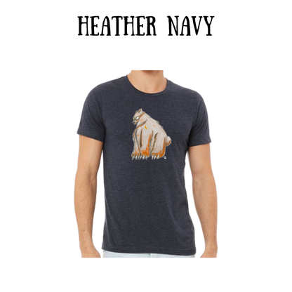 AC - Muscle Bear - Unisex Tee - Blues