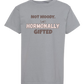 Not Moody. (just) Hormonally Gifted - Comfort Colors - Heavyweight Youth Tee - Neutral Colors & Blues