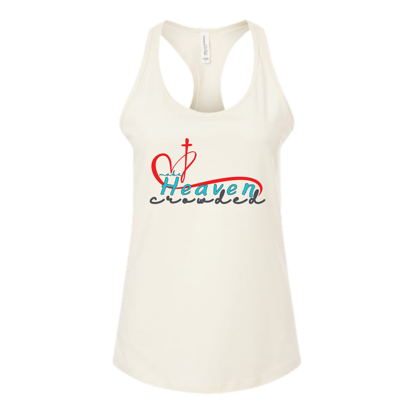 Make Heaven Crowded - Bella+Canvas - Women's Jersey Racerback Tank