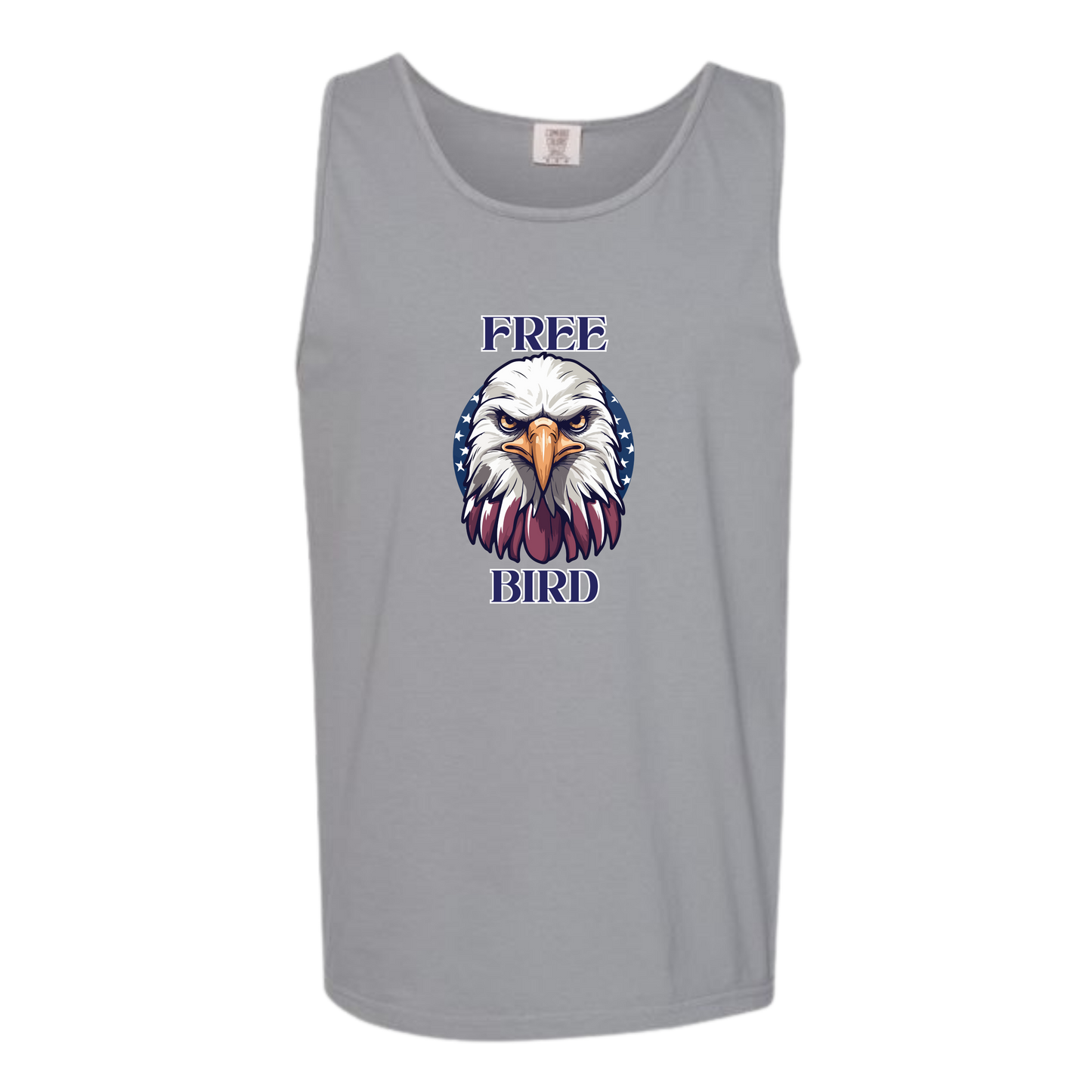 Free Bird - Comfort Colors - Unisex Tank - Neutral Colors & Blues