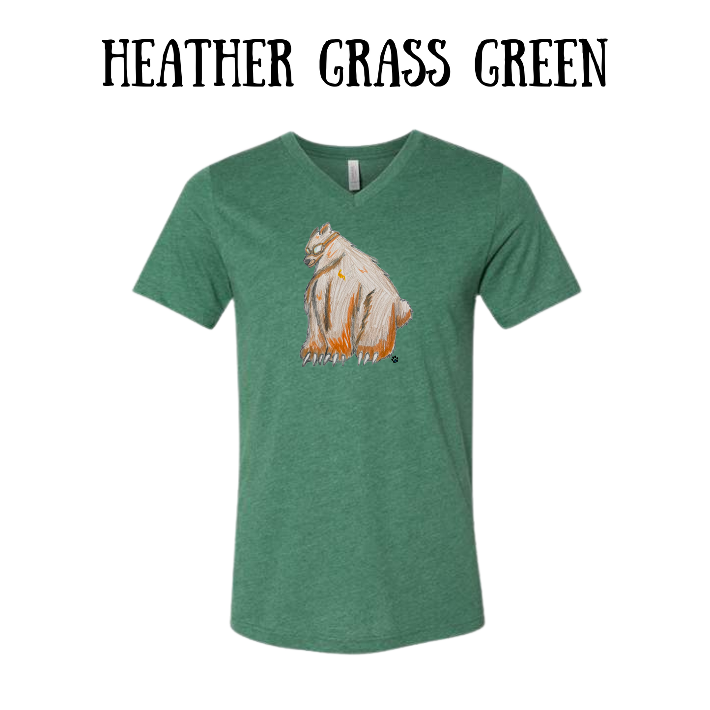 AC - Muscle Bear - Unisex V-Neck - Assorted Colors