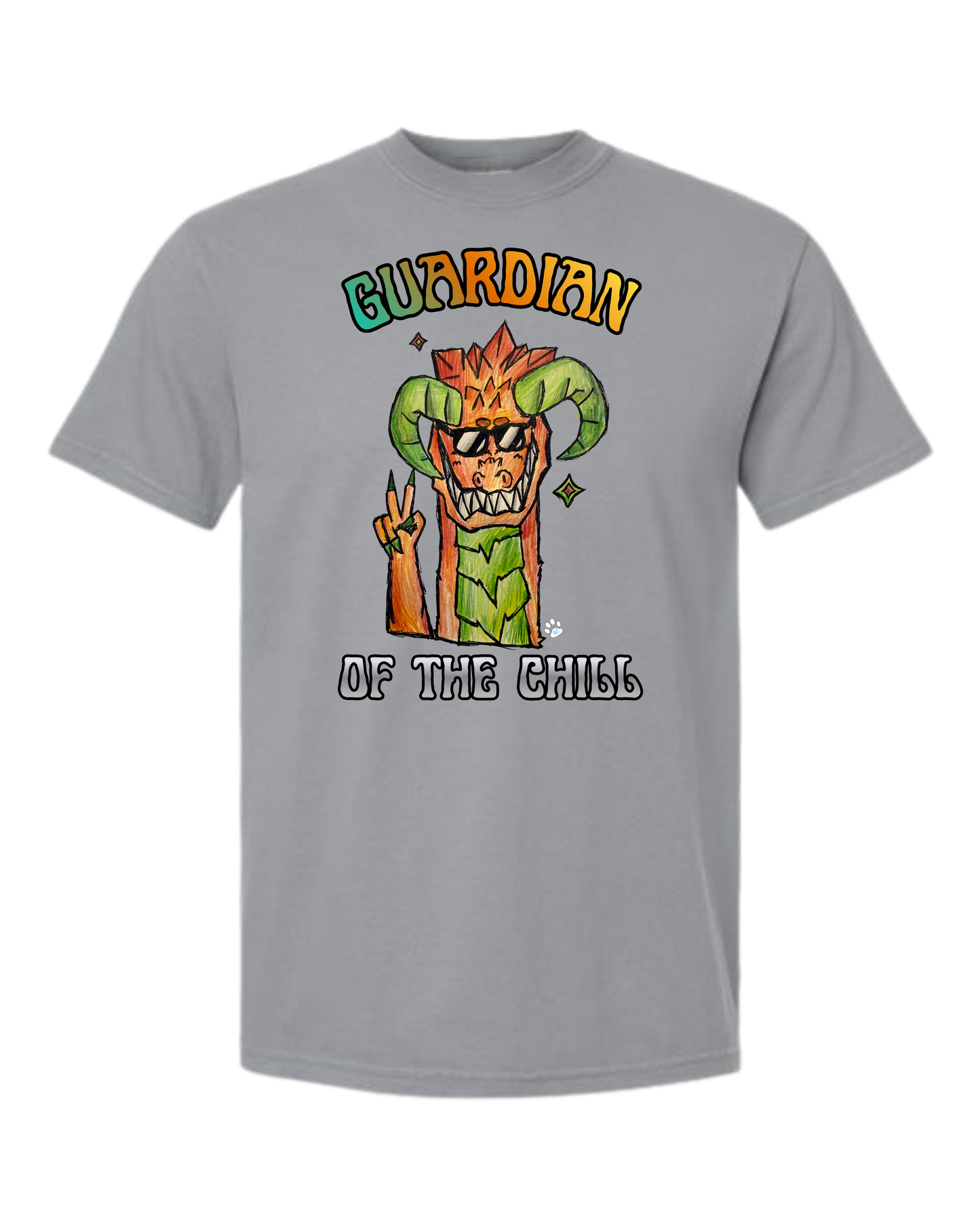 Guardian of The Chill - Comfort Colors - Heavyweight Unisex Tee - Neutral Colors