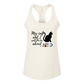 My Cat and I spill the tea about you - Bella+Canvas - Women's Jersey Racerback Tank
