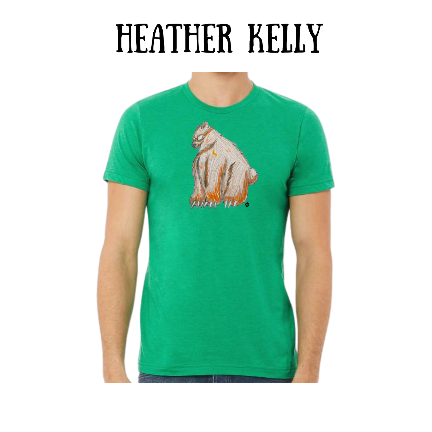 AC - Muscle Bear - Unisex Tee - Greens