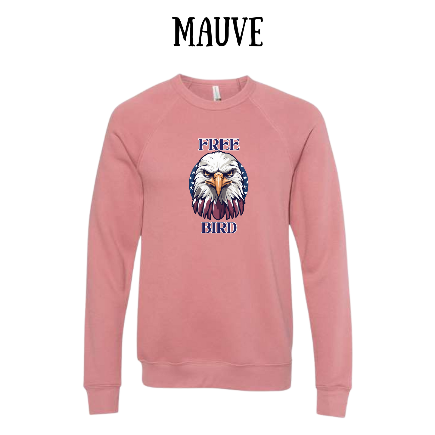 PP - Free Bird - Sponge Fleece Raglan Sweatshirt - Assorted Colors