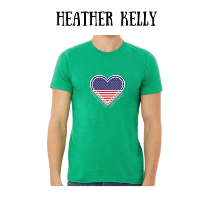 PP - One Nation One Heart - Unisex Tee - Greens