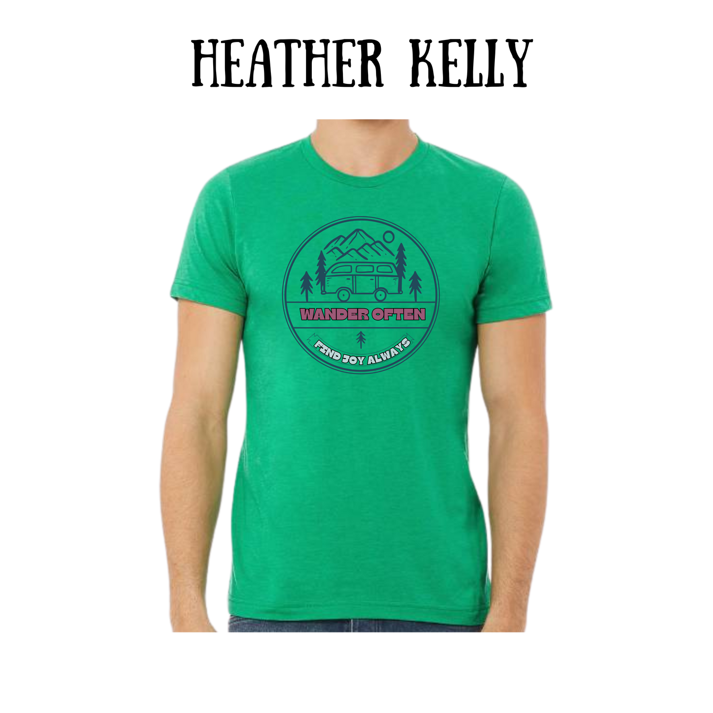CP - Wander Often - Unisex Tee - Greens