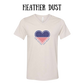 PP - One Nation One Heart - Unisex V-Neck - Neutral Colors