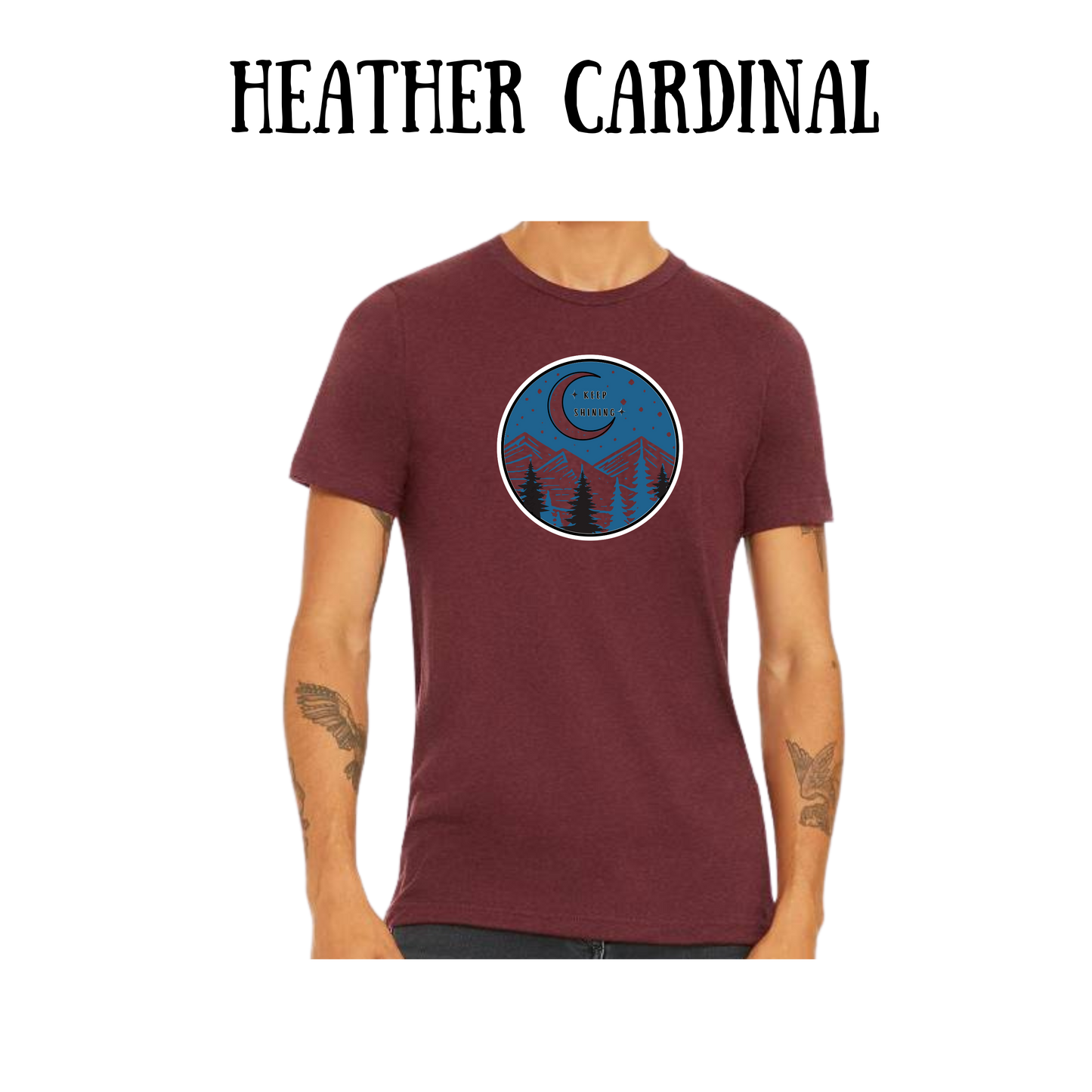 OP - Keep Shining - Unisex Tee - Yellows, Oranges, Reds