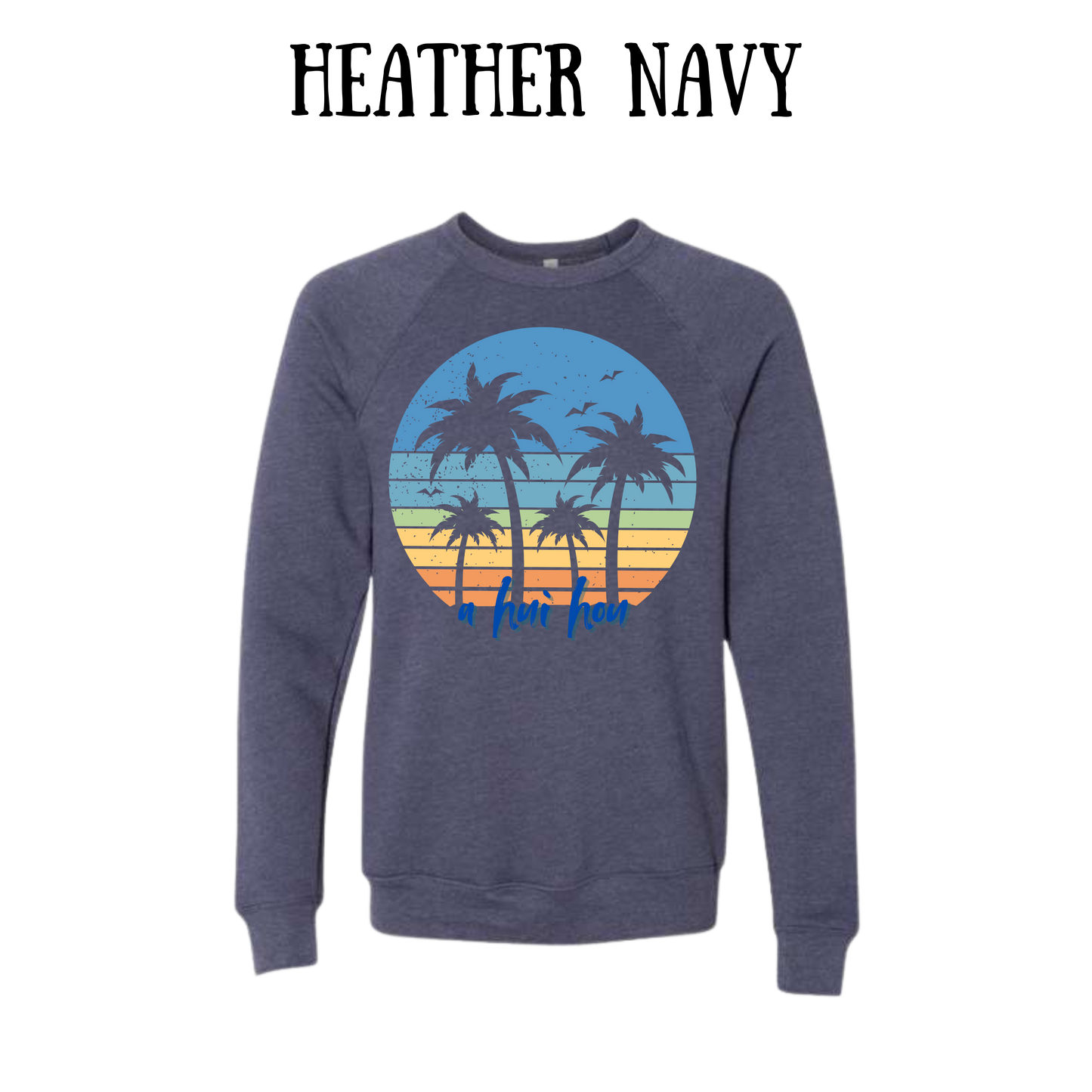 VP - A Hui Hou - Sponge Fleece Raglan Sweatshirt - Blues, Purples