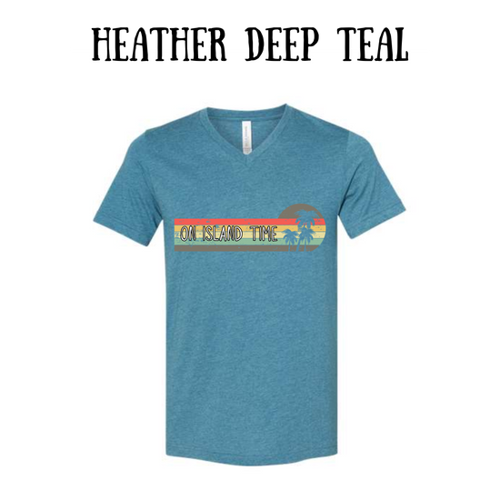 VP - On Island Time - Unisex V-Neck - Assorted Colors