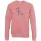 Loves Jesus & America too - Sponge Fleece Raglan Sweatshirt - Assorted Colors