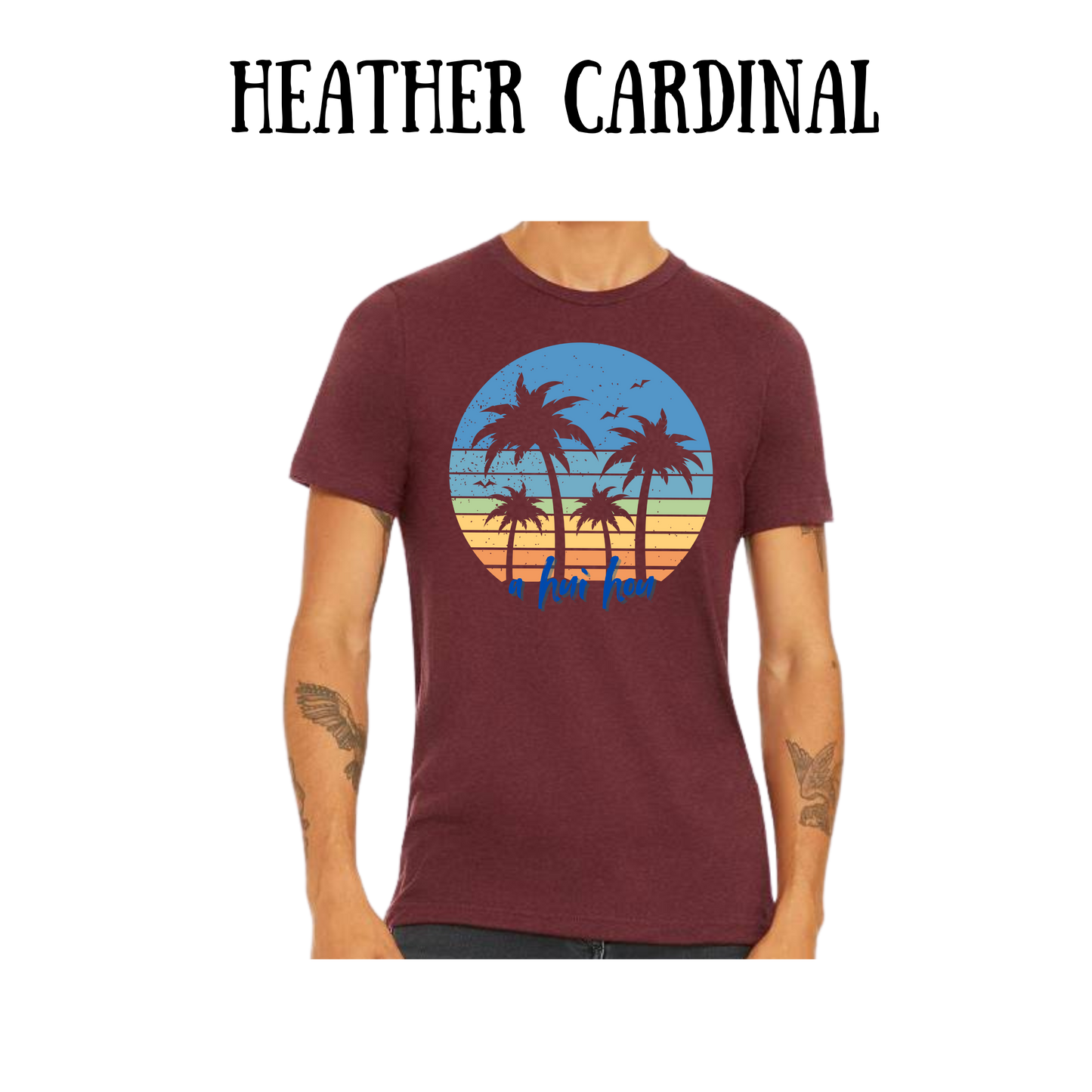 VP - A Hui Hou - Unisex Tee - Yellows, Oranges, Reds