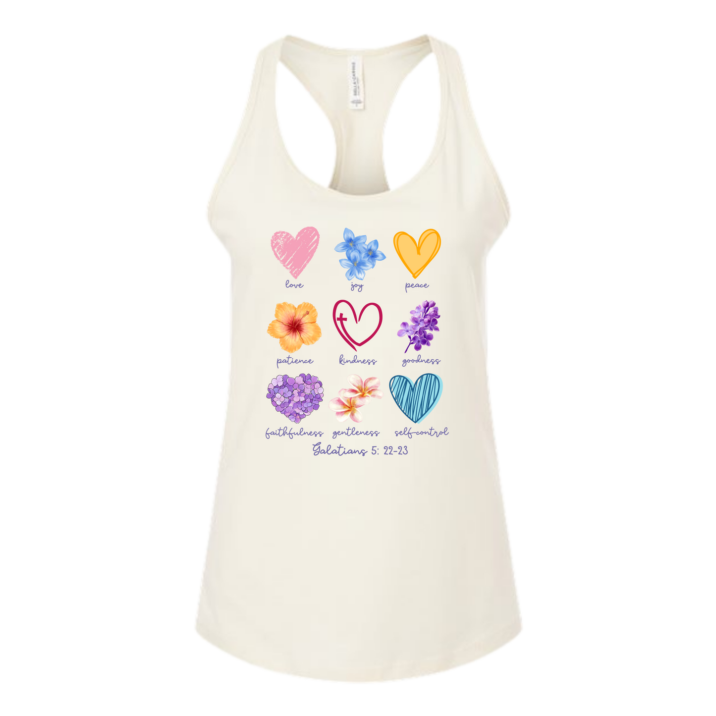 Galatians 5 - Spring - Bella+Canvas - Women's Jersey Racerback Tank