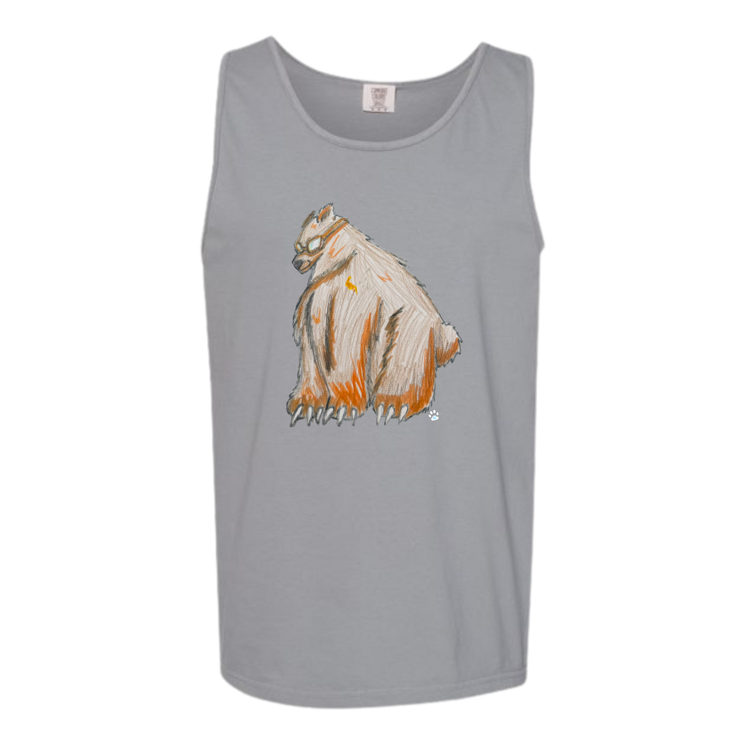 Muscle Bear - Comfort Colors - Unisex Tank - Neutral Colors & Blues