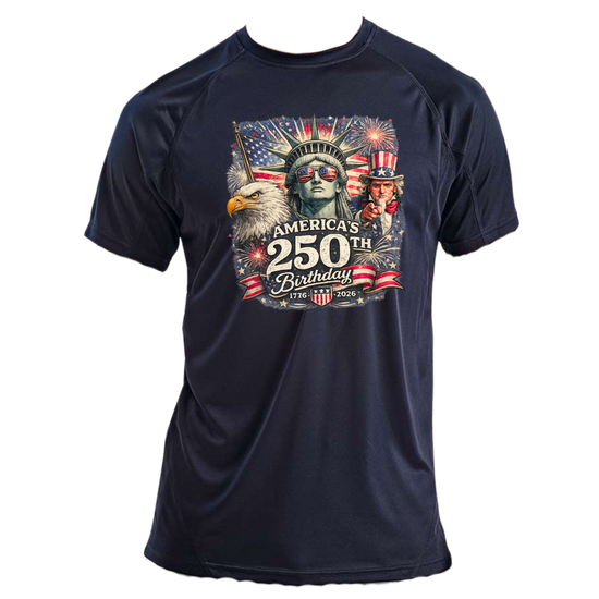 America's 250th Birthday - Unisex TriDri Tee - Assorted Colors