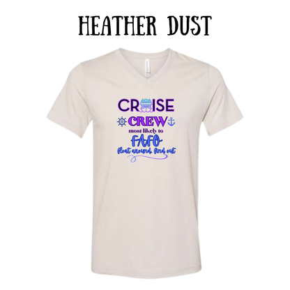 VP - Cruise Crew FAFO - Unisex V-Neck - Neutral Colors