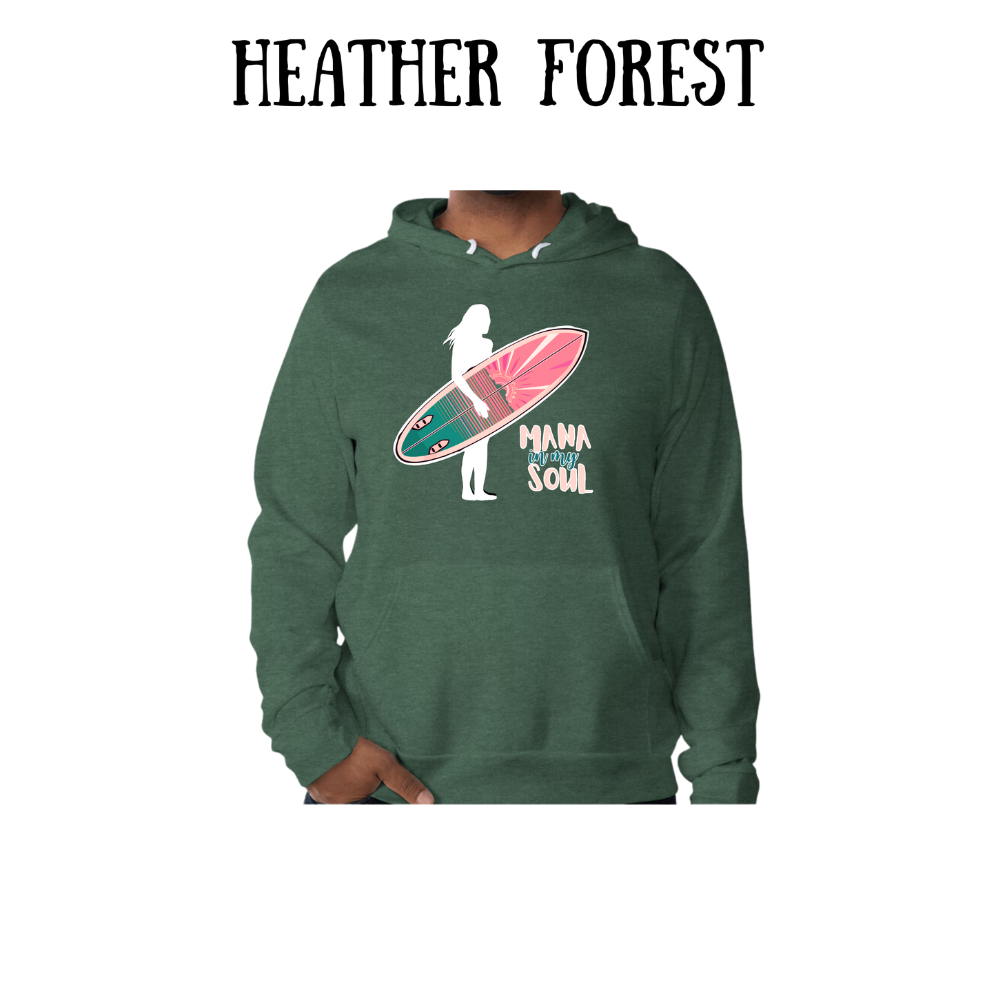 VP - Mana in My Soul - Sponge Fleece Hoodie - Greens, Neutrals