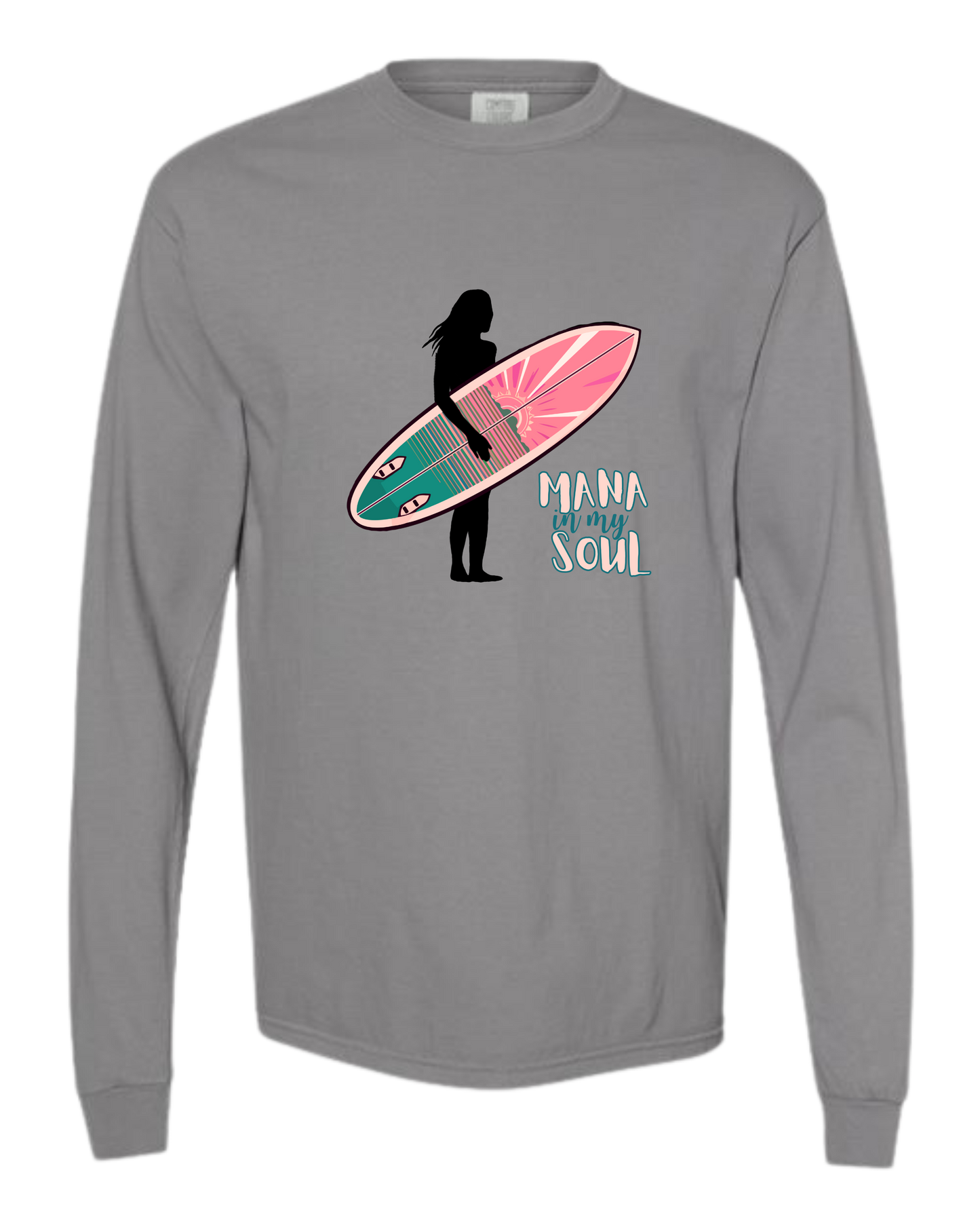 Mana in My Soul - Comfort Colors - Heavyweight Long Sleeve Tee - Neutral Colors