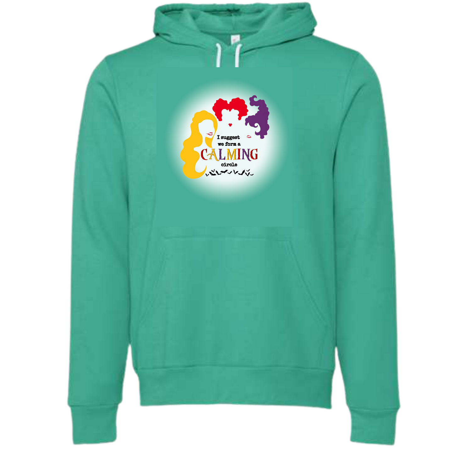 Calming Circle - Sponge Fleece Hoodie - Blues, Purples