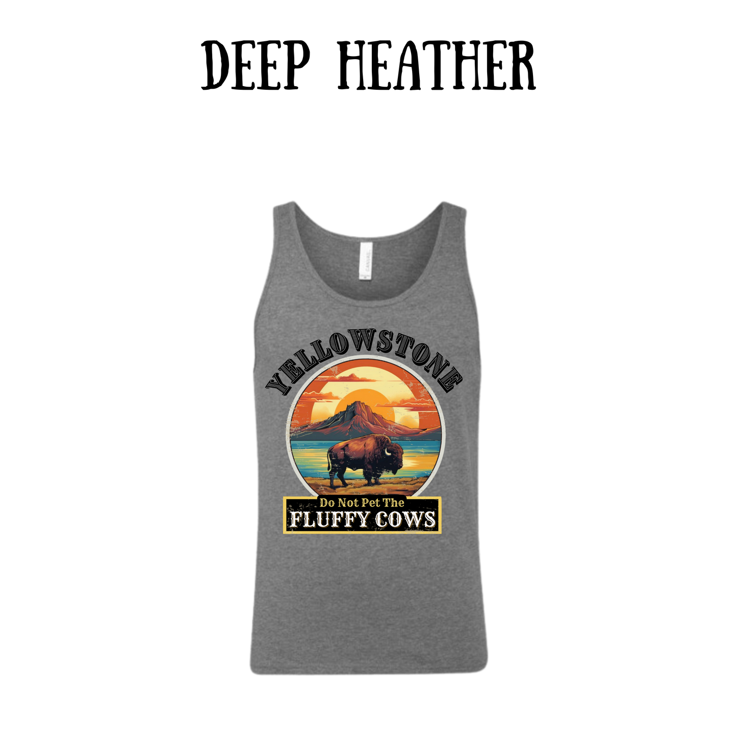 CP - Yellowstone: Fluffy Cows - Unisex Tank