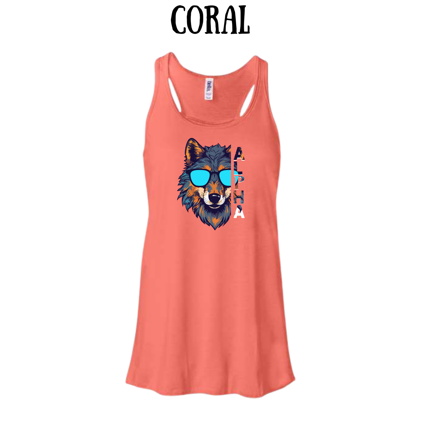 BP - Alpha - Women's Flowy Racerback Tank