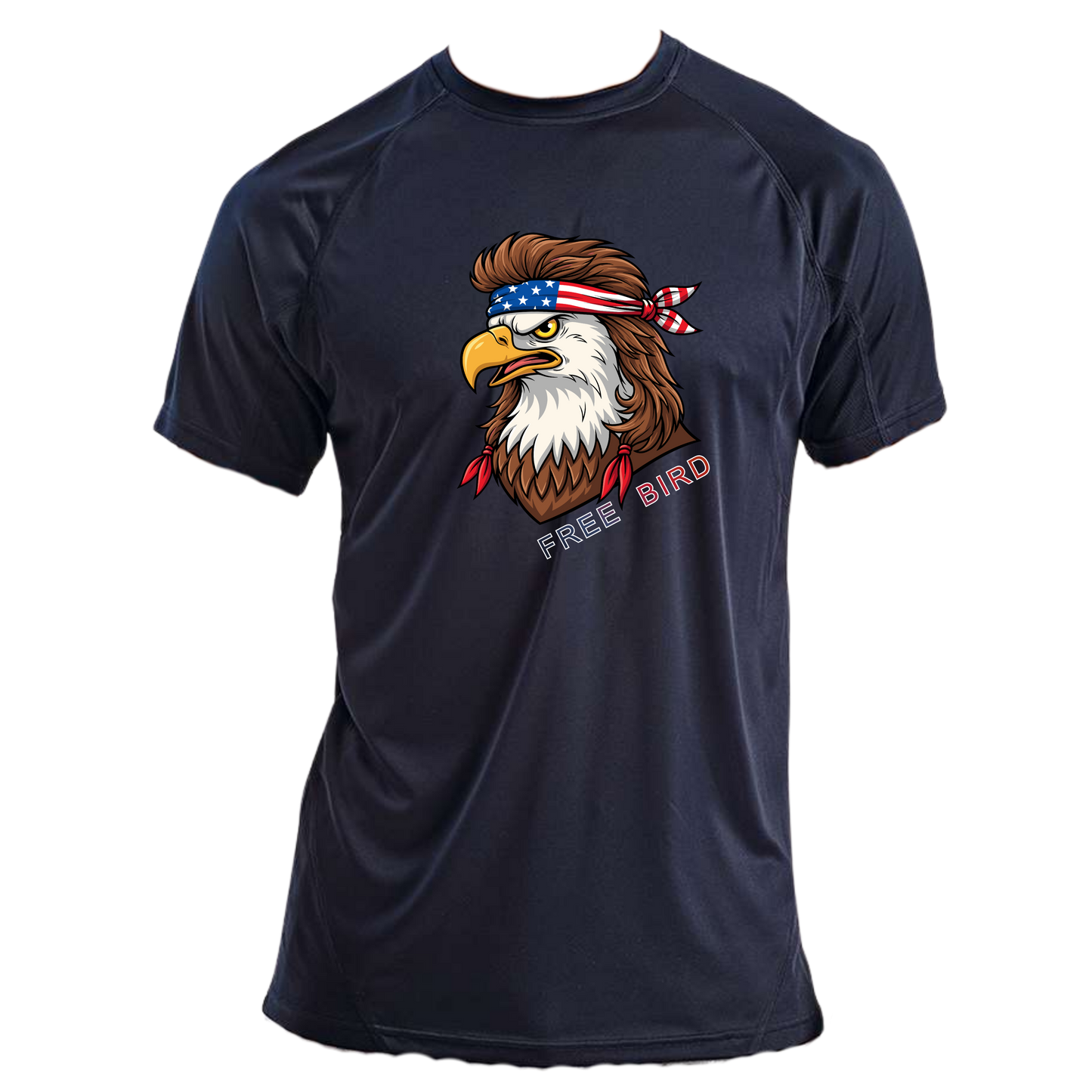 Rockin Free Bird - Unisex TriDri Tee - Assorted Colors