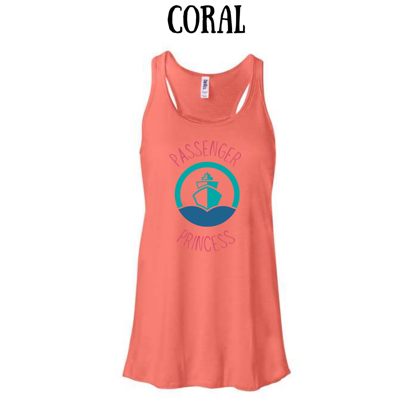 VP - Passenger Princess - Women's Flowy Racerback Tank