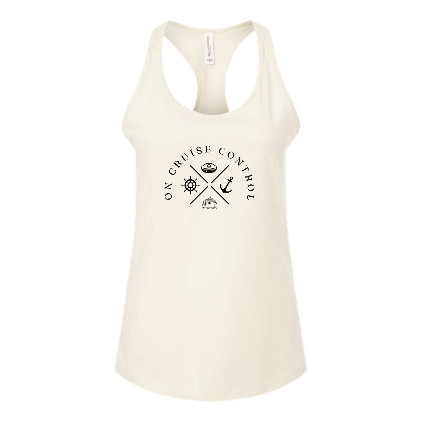On Cruise Control - Bella+Canvas - Women's Jersey Racerback Tank