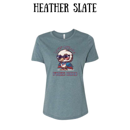PP - Lovin' Life As A Free Bird - Women's Relaxed Fit Tee - Neutrals