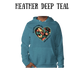 The World is a Better Place With YOU in it - Sponge Fleece Hoodie - Blues, Purples