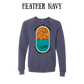 CP - Where We Listen and Don't Judge - Sponge Fleece Raglan Sweatshirt - Blues, Purples