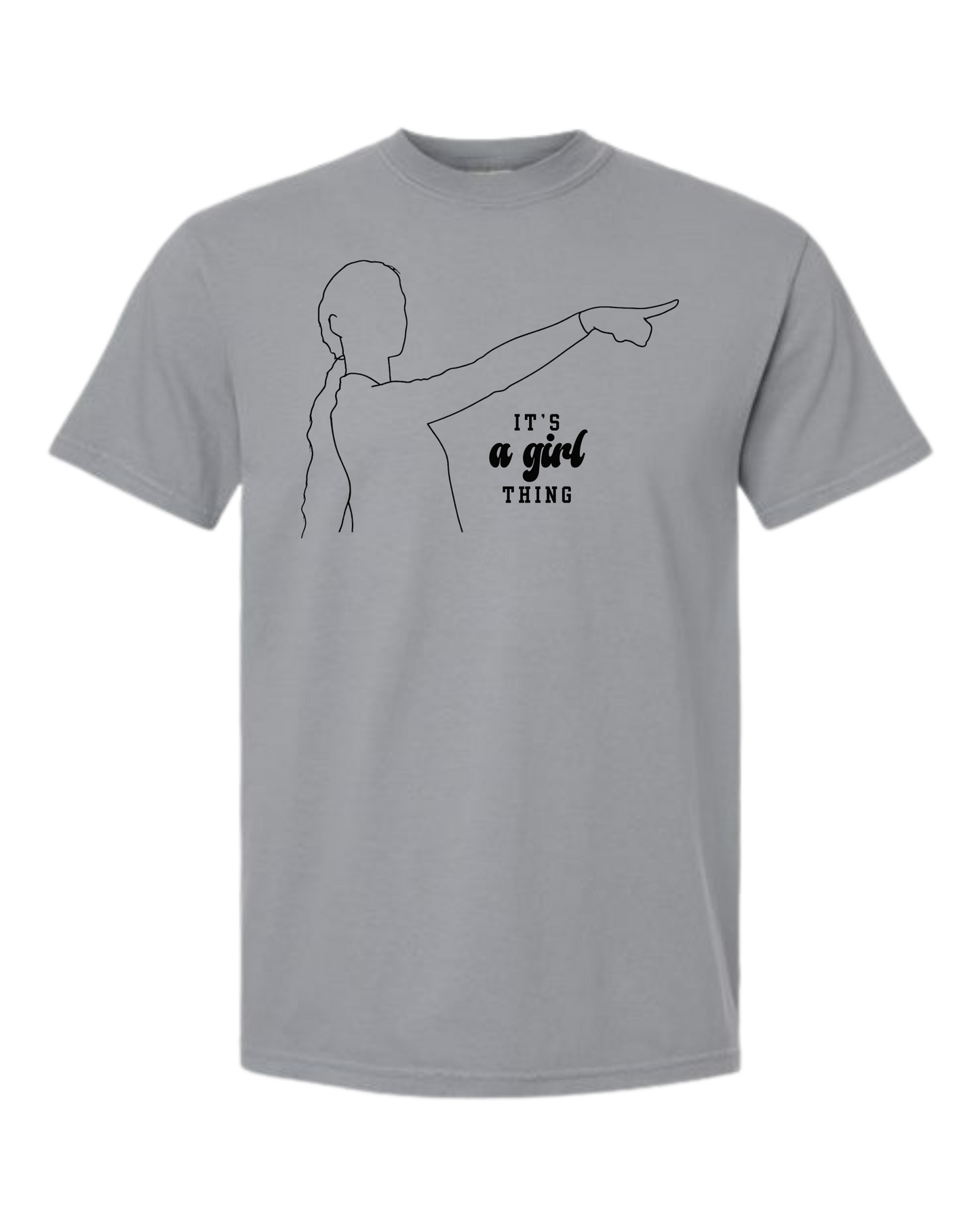 It's A Girl Thing - Comfort Colors - Heavyweight Unisex Tee - Neutral Colors