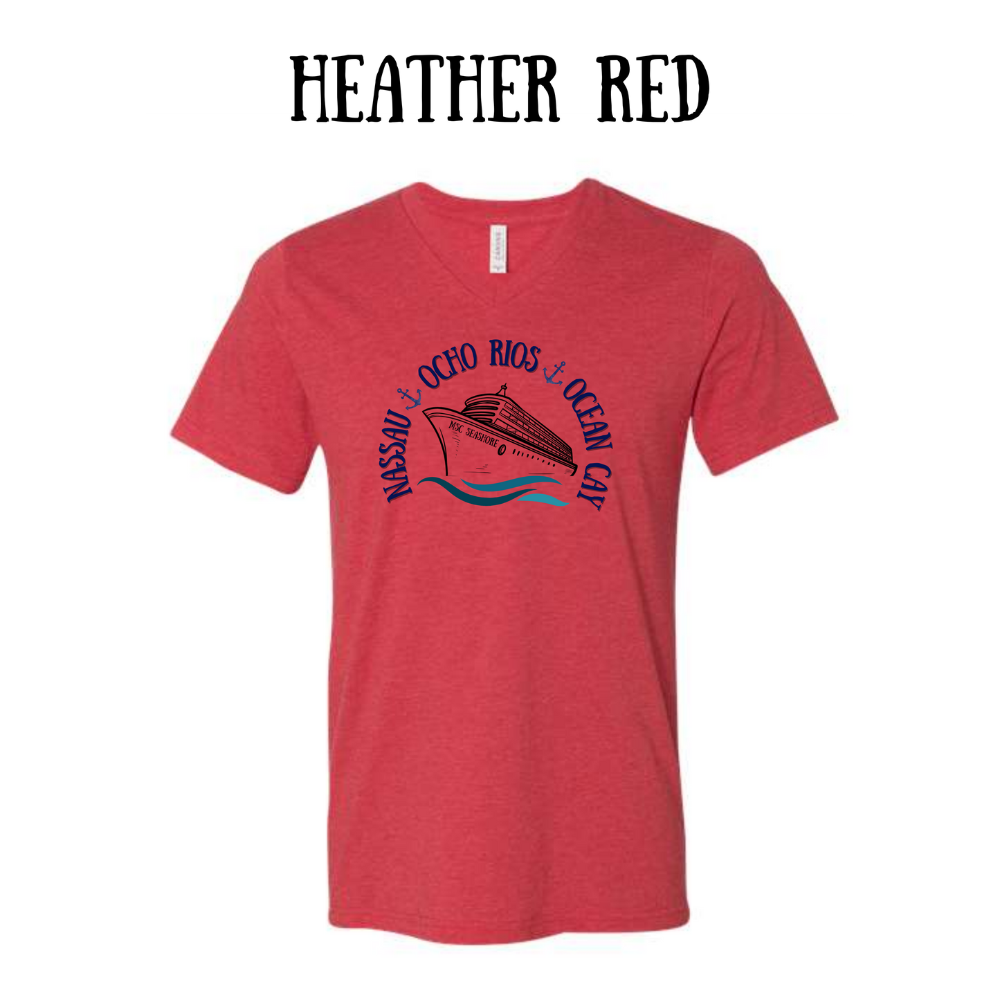 VP - MSC Seashore - Unisex V-Neck