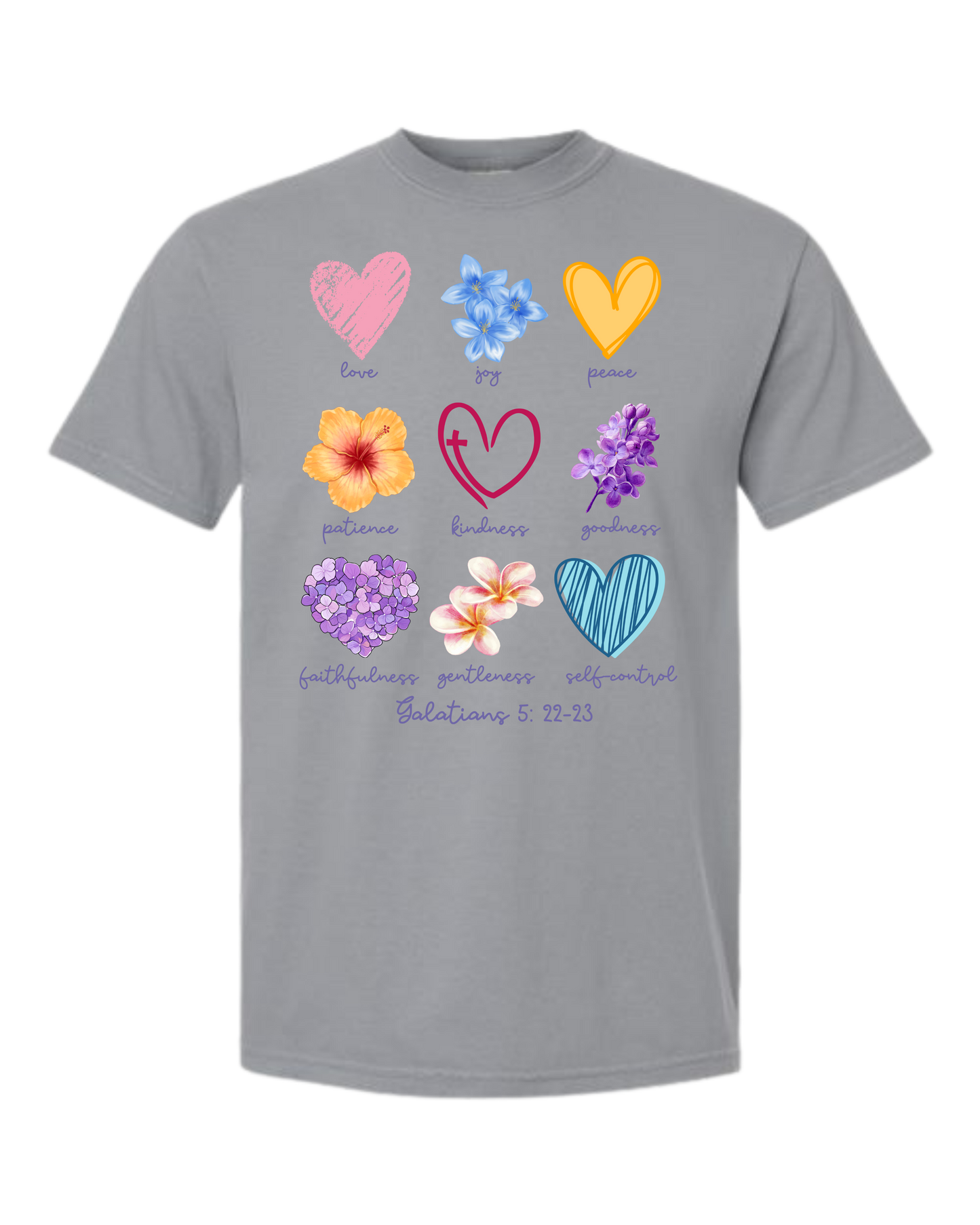 Galatians 5 - Spring - Comfort Colors - Heavyweight Unisex Tee - Neutral Colors