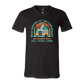 What Happens At The Campground - Bella+Canvas - Unisex V-Neck - Neutral Colors