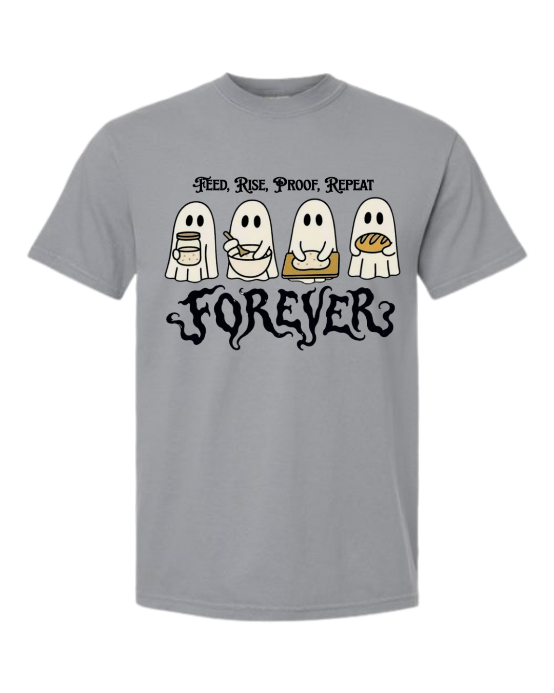 Sourdough Ghosties - Comfort Colors - Heavyweight Unisex Tee - Neutral Colors