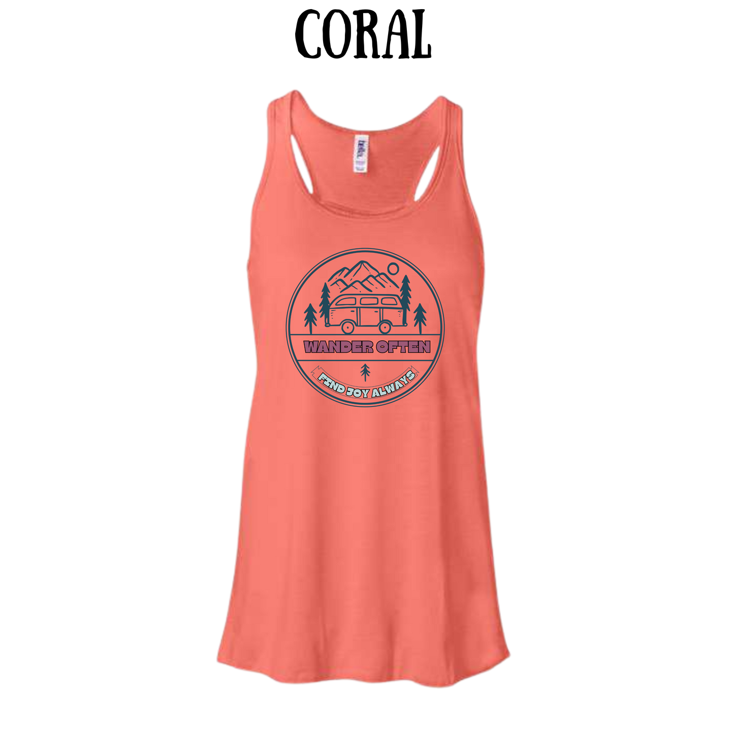 CP - Wander Often - Women's Flowy Racerback Tank