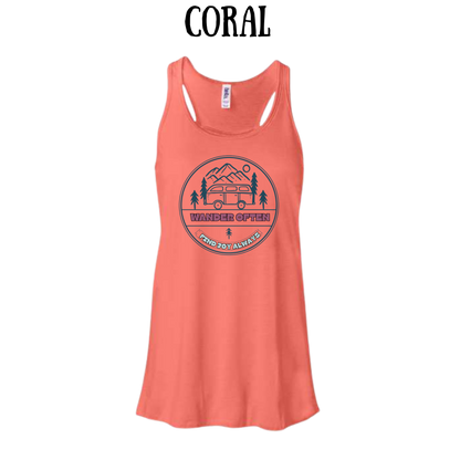 CP - Wander Often - Women's Flowy Racerback Tank