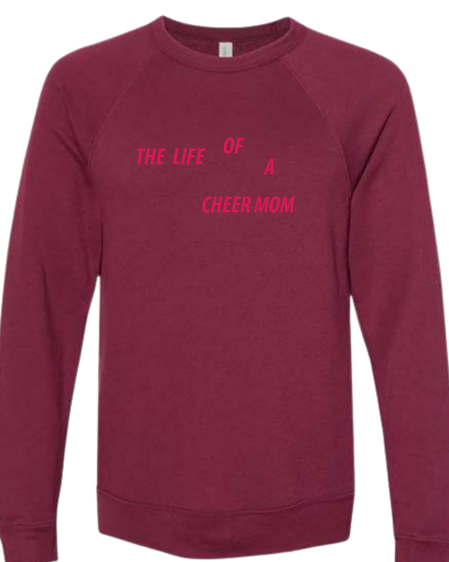 The Life of Series - Sponge Fleece Raglan Sweatshirt  - Deluxe Colors